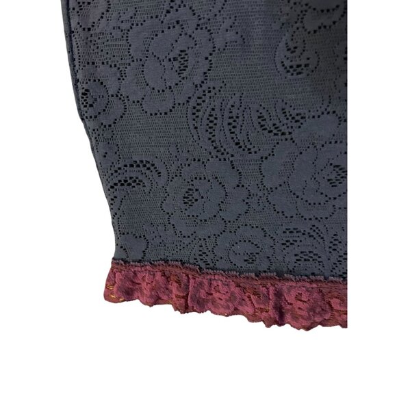 Vintage Warners Lace Slip/Nightgown Womens 36 Used Blue Purple 80s - Picture 5 of 13